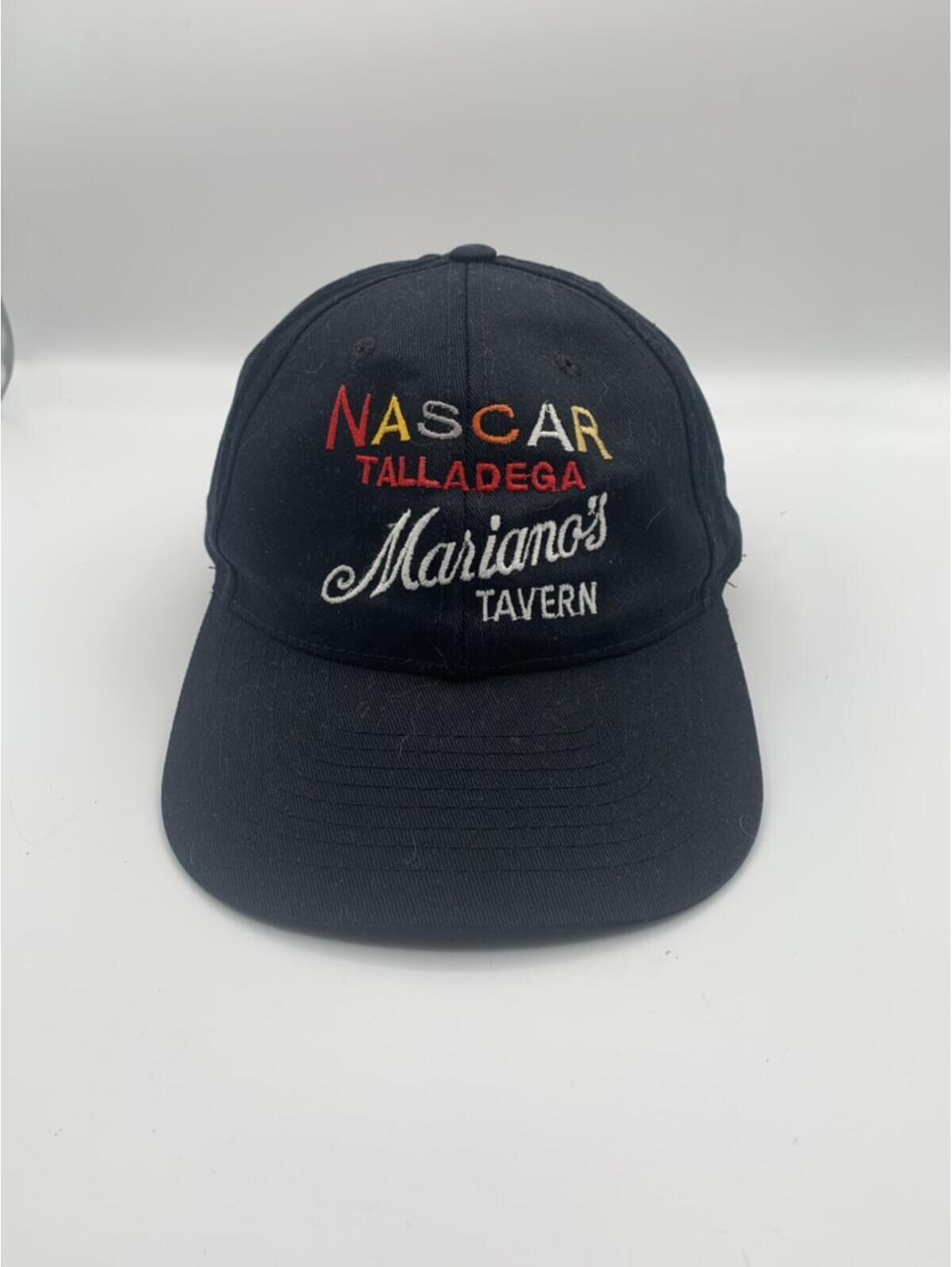 Vintage Nascar Talladega Black Promo Baseball Cap Hat Vintage Nascar Talladega Black Promo Baseball Cap Hat
